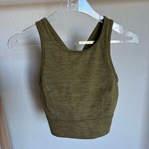 JoyLab Khaki Racerback Top